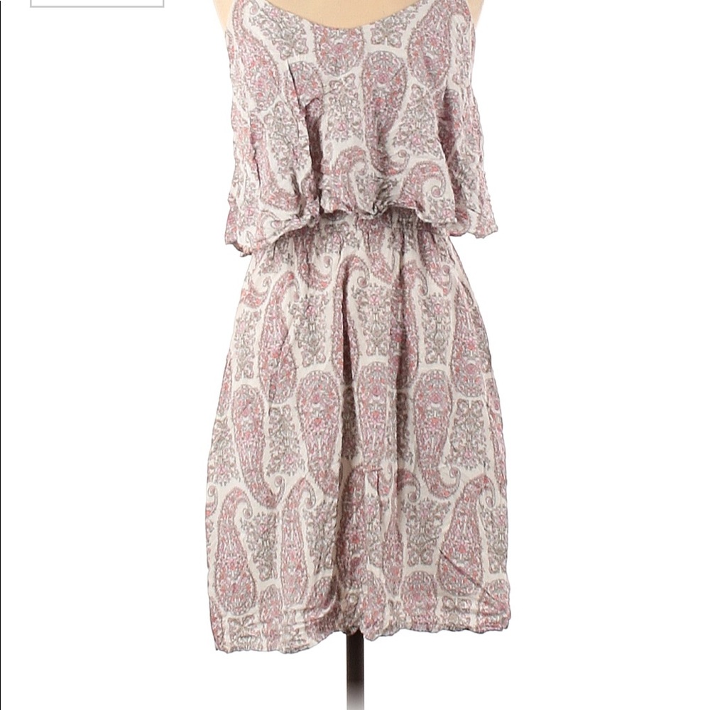 NWOT Old Navy Paisley Boho Ruffle Dress